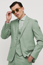SOGO ΑΝΔΡΙΚΟ ΚΟΣΤΟΥΜΙ ΜΕ ΓΙΛΕΚΟ SLIM FIT ΜΕΝΤΑ 25032-701-278