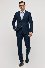 SOGO ΑΝΔΡΙΚΟ ΚΟΣΤΟΥΜΙ REGULAR FIT ΜΕ ΜΙΚΡΟΣΧΕΔΙΟ ΜΠΛΕ 25032-201-293