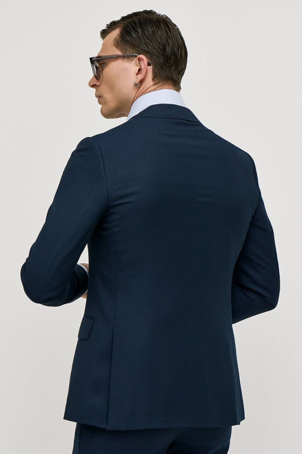 SOGO ΑΝΔΡΙΚΟ ΚΟΣΤΟΥΜΙ REGULAR FIT ΜΕ ΜΙΚΡΟΣΧΕΔΙΟ ΜΠΛΕ 25032-201-293
