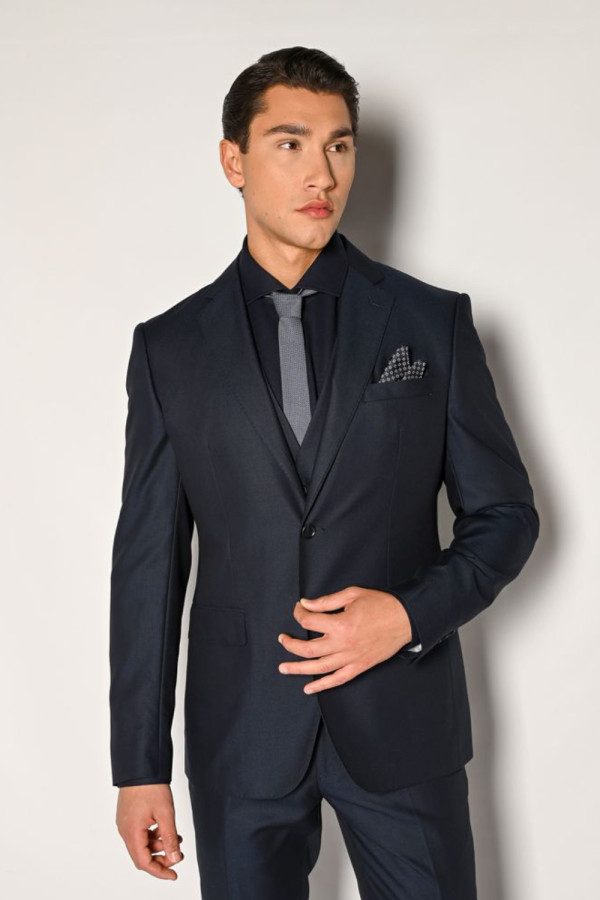 SOGO ΑΝΔΡΙΚΟ ΚΟΣΤΟΥΜΙ ΜΕ ΓΙΛΕΚΟ SLIM FIT ΜΠΛΕ 24532-702-276