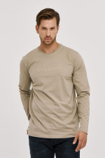 CAMARO ΑΝΔΡΙΚΗ ΜΠΛΟΥΖΑ T-SHIRT ΜΑΚΡΥΜΑΝΙΚΗ ΒΑΜΒΑΚΕΡΗ ΜΠΕΖ 25527-545-751