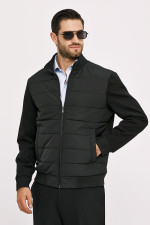 SOGO ΑΝΔΡΙΚΟ ΜΠΟΥΦΑΝ ΣΕ ΣΥΝΔΥΑΣΜΟ ΥΦΑΣΜΑΤΩΝ ΚΑΙ ΛΑΣΤΙΧΟ ΜΑΥΡΟ 25530-194-054