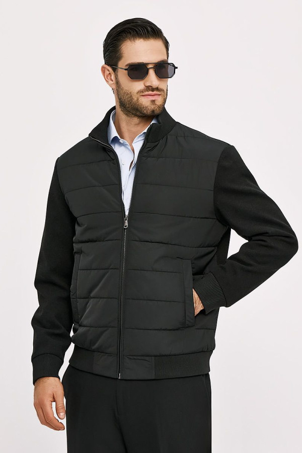 SOGO ΑΝΔΡΙΚΟ ΜΠΟΥΦΑΝ ΣΕ ΣΥΝΔΥΑΣΜΟ ΥΦΑΣΜΑΤΩΝ ΚΑΙ ΛΑΣΤΙΧΟ ΜΑΥΡΟ 25530-194-054