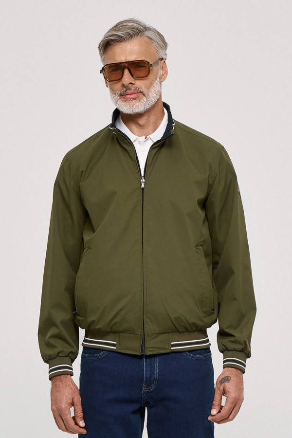 Ανδρικό ανοιξιάτικο μπουφάν Sogo μπλε διπλής όψης 26030-195-078