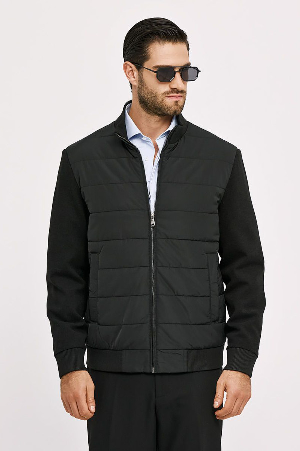 SOGO ΑΝΔΡΙΚΟ ΜΠΟΥΦΑΝ ΣΕ ΣΥΝΔΥΑΣΜΟ ΥΦΑΣΜΑΤΩΝ ΚΑΙ ΛΑΣΤΙΧΟ ΜΑΥΡΟ 25530-194-054