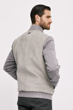 SOGO ΑΝΔΡΙΚΟ ΜΠΟΥΦΑΝ ΜΕ ΛΑΣΤΙΧΟ ΚΑΙ ΣΥΝΔΥΑΣΜΟΥ ΥΦΑΣΜΑΤΩΝ ΓΚΡΙ 25530-199-072