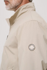Ανδρικό ανοιξιάτικο μπουφάν Brokers μπεζ ελαφρύ jacket με λάστιχο 26010-107-078 Ανδρικό ανοιξιάτικο μπουφάν Brokers μπεζ ελαφρύ jacket με λάστιχο 26010-107-078