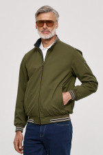 Ανδρικό ανοιξιάτικο μπουφάν Sogo μπλε διπλής όψης 26030-195-078