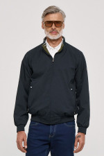 Ανδρικό ανοιξιάτικο μπουφάν Sogo μπλε διπλής όψης 26030-195-078