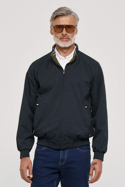 Ανδρικό ανοιξιάτικο μπουφάν Sogo μπλε διπλής όψης 26030-195-078