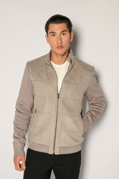 SOGO ΑΝΔΡΙΚΟ ΜΠΟΥΦΑΝ SUEDE ΜΕ ΛΑΣΤΙΧΟ ΓΚΡΙ 24530-199-072
