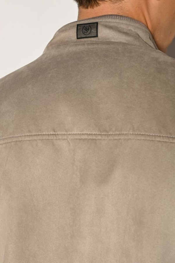 SOGO ΑΝΔΡΙΚΟ ΜΠΟΥΦΑΝ SUEDE ΜΕ ΛΑΣΤΙΧΟ ΓΚΡΙ 24530-199-072