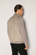 SOGO ΑΝΔΡΙΚΟ ΜΠΟΥΦΑΝ SUEDE ΜΕ ΛΑΣΤΙΧΟ ΓΚΡΙ 24530-199-072