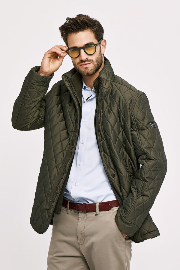 SOGO ΑΝΔΡΙΚΟ ΜΠΟΥΦΑΝ ΚΑΠΙΤΟΝΕ ΜΕ ΑΠΟΣΠΩΜΕΝΗ ΜΟΣΤΡΑ ΧΑΚΙ 25530-392-080