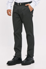 SOGO ΑΝΔΡΙΚΟ ΠΑΝΤΕΛΟΝΙ CHINOS ΒΑΜΒΑΚΕΡΟ SLIM FIT ΑΝΘΡΑΚΙ 25534-492-485