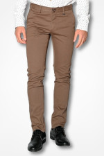 SOGO ΑΝΔΡΙΚΟ ΠΑΝΤΕΛΟΝΙ SLIM FIT ΒΑΜΒΑΚΕΡΟ ΜΕ ΜΙΚΡΟΣΧΕΔΙΟ ΠΟΥΡΟ 22534-404-33