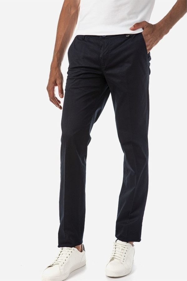 SOGO ΑΝΔΡΙΚΟ ΠΑΝΤΕΛΟΝΙ ΒΑΜΒΑΚΕΡΟ CHINO REGULAR FIT ΜΠΛΕ 22004-422-30