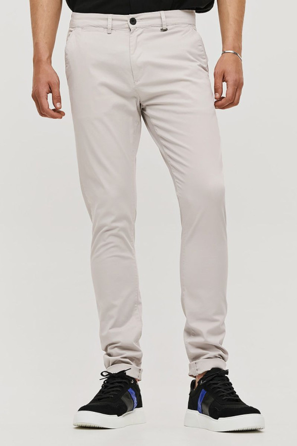 Ανδρικό παντελόνι Brokers chino ice βαμβακερό slim fit 26014-402-451