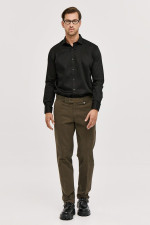 SOGO ΑΝΔΡΙΚΟ ΠΑΝΤΕΛΟΝΙ REGULAR FIT ΒΑΜΒΑΚΕΡΟ ΜΕ ΜΙΚΡΟΣΧΕΔΙΟ ΠΟΥΡΟ 24534-292-471