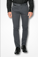 SOGO ΑΝΔΡΙΚΟ ΠΑΝΤΕΛΟΝΙ ΜΕ ΜΙΚΡΟΣΧΕΔΙΟ SLIM FIT ΓΚΡΙ 22534-403-33