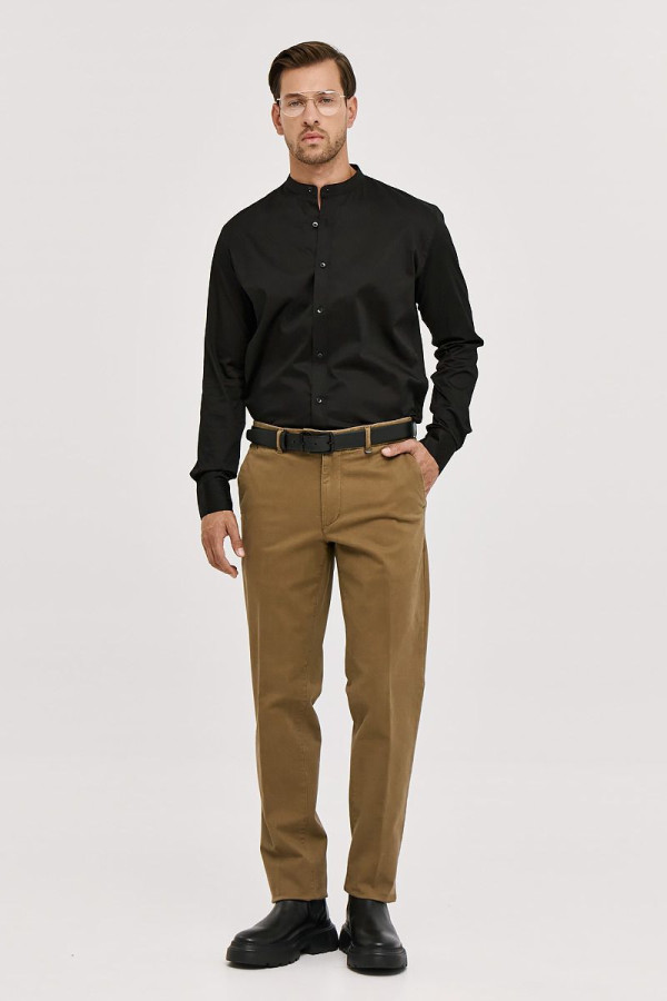 SOGO ΑΝΔΡΙΚΟ ΠΑΝΤΕΛΟΝΙ ΒΑΜΒΑΚΕΡΟ REGULAR FIT ΜΠΕΖ 24534-296-473