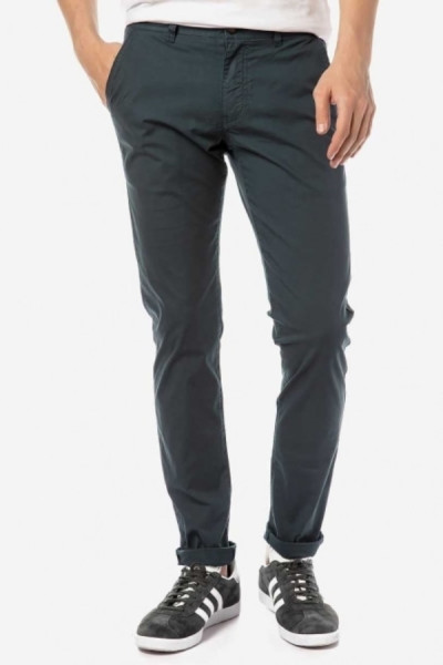 CAMARO ΑΝΔΡΙΚΟ ΒΑΜΒΑΚΕΡΟ ΠΑΝΤΕΛΟΝΙ SLIM FIT ΜΑΡΙΝΕ 19001-452-18