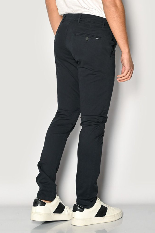 BROKERS ΑΝΔΡΙΚΟ ΠΑΝΤΕΛΟΝΙ ΒΑΜΒΑΚΕΡΟ SLIM FIT ΜΠΛΕ 24014-402-451