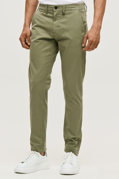 BROKERS ΑΝΔΡΙΚΟ ΠΑΝΤΕΛΟΝΙ ΒΑΜΒΑΚΕΡΟ SLIM FIT ΧΑΚΙ 24014-402-451