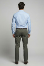 VISCONTI ΑΝΔΡΙΚΟ ΠΑΝΤΕΛΟΝΙ ΒΑΜΒΑΚΕΡΟ ΜΕ ΜΙΚΡΟΣΧΕΔΙΟ ΚΑΙ ΖΩΝΗ ΧΑΚΙ 2825-7