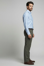 VISCONTI ΑΝΔΡΙΚΟ ΠΑΝΤΕΛΟΝΙ ΒΑΜΒΑΚΕΡΟ ΜΕ ΜΙΚΡΟΣΧΕΔΙΟ ΚΑΙ ΖΩΝΗ ΧΑΚΙ 2825-7