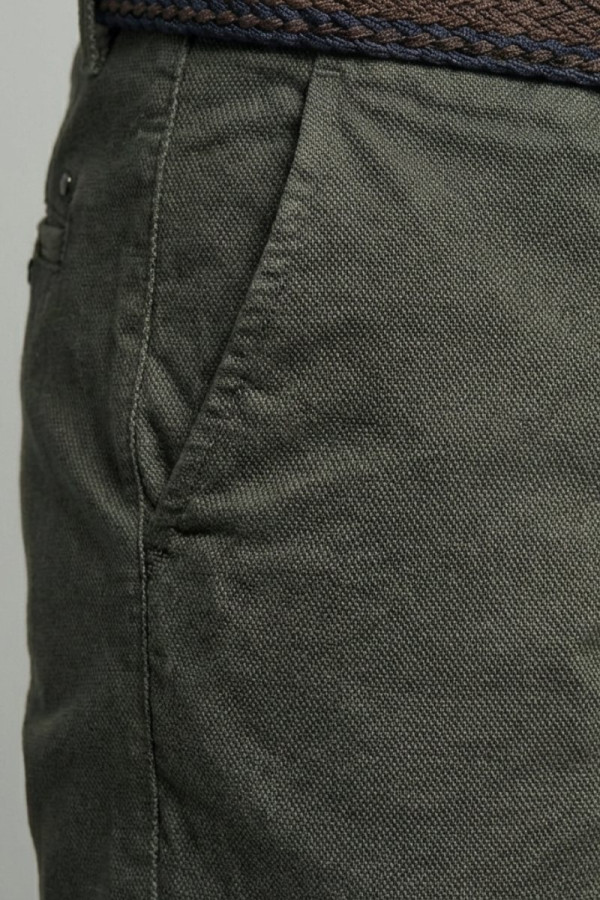 VISCONTI ΑΝΔΡΙΚΟ ΠΑΝΤΕΛΟΝΙ ΒΑΜΒΑΚΕΡΟ ΜΕ ΜΙΚΡΟΣΧΕΔΙΟ ΚΑΙ ΖΩΝΗ ΧΑΚΙ 2825-7