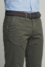 VISCONTI ΑΝΔΡΙΚΟ ΠΑΝΤΕΛΟΝΙ ΒΑΜΒΑΚΕΡΟ ΜΕ ΜΙΚΡΟΣΧΕΔΙΟ ΚΑΙ ΖΩΝΗ ΧΑΚΙ 2825-7