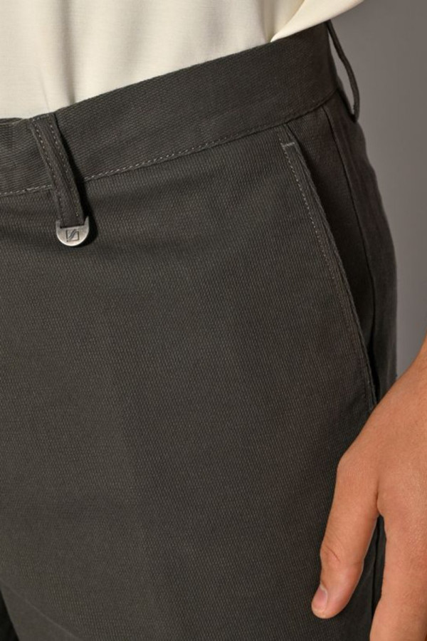 SOGO ΑΝΔΡΙΚΟ ΠΑΝΤΕΛΟΝΙ ΒΑΜΒΑΚΕΡΟ REGULAR FIT ΑΝΘΡΑΚΙ 24534-292-483