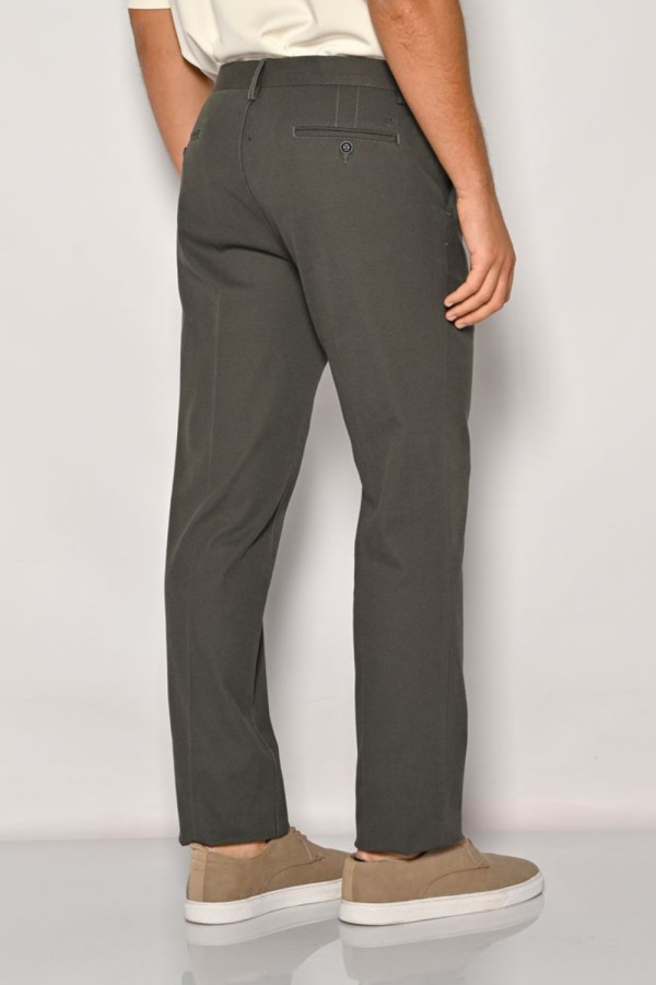 SOGO ΑΝΔΡΙΚΟ ΠΑΝΤΕΛΟΝΙ ΒΑΜΒΑΚΕΡΟ REGULAR FIT ΑΝΘΡΑΚΙ 24534-292-483