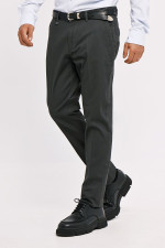SOGO ΑΝΔΡΙΚΟ ΠΑΝΤΕΛΟΝΙ CHINOS ΒΑΜΒΑΚΕΡΟ SLIM FIT ΑΝΘΡΑΚΙ 25534-492-485