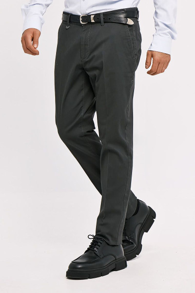 SOGO ΑΝΔΡΙΚΟ ΠΑΝΤΕΛΟΝΙ CHINOS ΒΑΜΒΑΚΕΡΟ SLIM FIT ΑΝΘΡΑΚΙ 25534-492-485