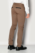 SOGO ΑΝΔΡΙΚΟ ΠΑΝΤΕΛΟΝΙ SLIM FIT ΒΑΜΒΑΚΕΡΟ ΜΕ ΜΙΚΡΟΣΧΕΔΙΟ ΠΟΥΡΟ 22534-404-33