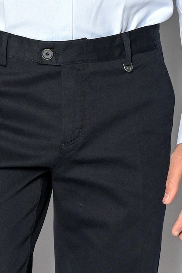 SOGO ΑΝΔΡΙΚΟ ΠΑΝΤΕΛΟΝΙ CHINO ΜΕ ΣΧΕΔΙΟ ΣΤΗΝ ΥΦΑΝΣΗ REGULAR FIT ΜΠΛΕ 22534-201-33