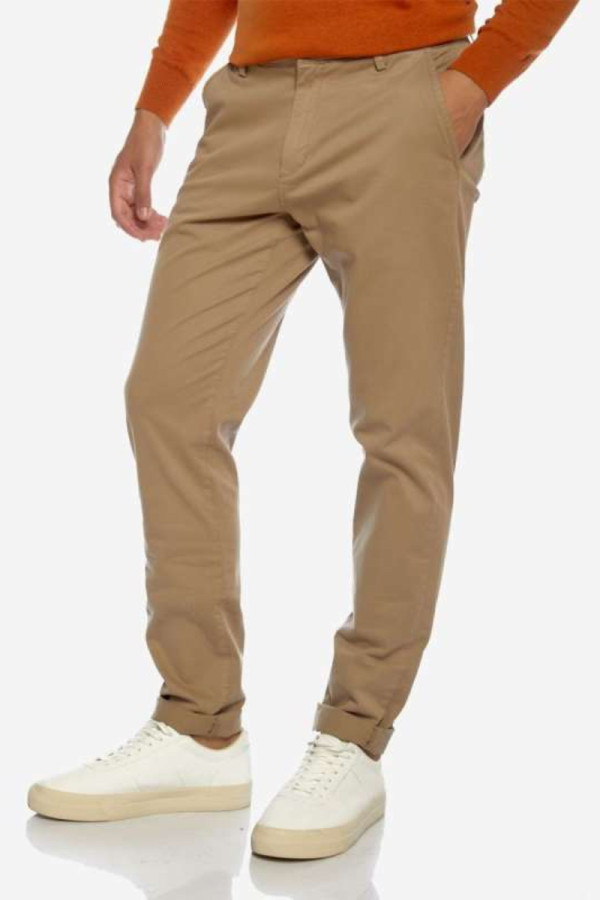 CAMARO ΑΝΔΡΙΚΟ ΠΑΝΤΕΛΟΝΙ CHINO SLIM FIT ΒΑΜΒΑΚΕΡΟ ΜΠΕΖ  22524-400-17