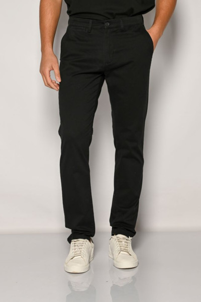 CAMARO ΑΝΔΡΙΚΟ ΠΑΝΤΕΛΟΝΙ ΒΑΜΒΑΚΕΡΟ SLIM FIT ΜΑΥΡΟ 24524-451-451