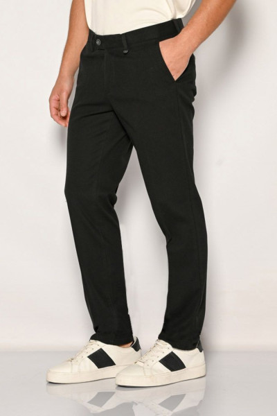 SOGO ΑΝΔΡΙΚΟ ΠΑΝΤΕΛΟΝΙ ΒΑΜΒΑΚΕΡΟ REGULAR FIT BLUEBLACK 24534-292-483