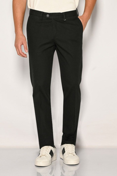 SOGO ΑΝΔΡΙΚΟ ΠΑΝΤΕΛΟΝΙ ΒΑΜΒΑΚΕΡΟ REGULAR FIT BLUEBLACK 24534-292-483