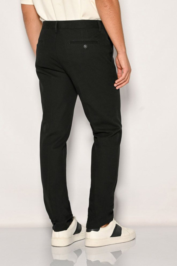 SOGO ΑΝΔΡΙΚΟ ΠΑΝΤΕΛΟΝΙ ΒΑΜΒΑΚΕΡΟ REGULAR FIT BLUEBLACK 24534-292-483