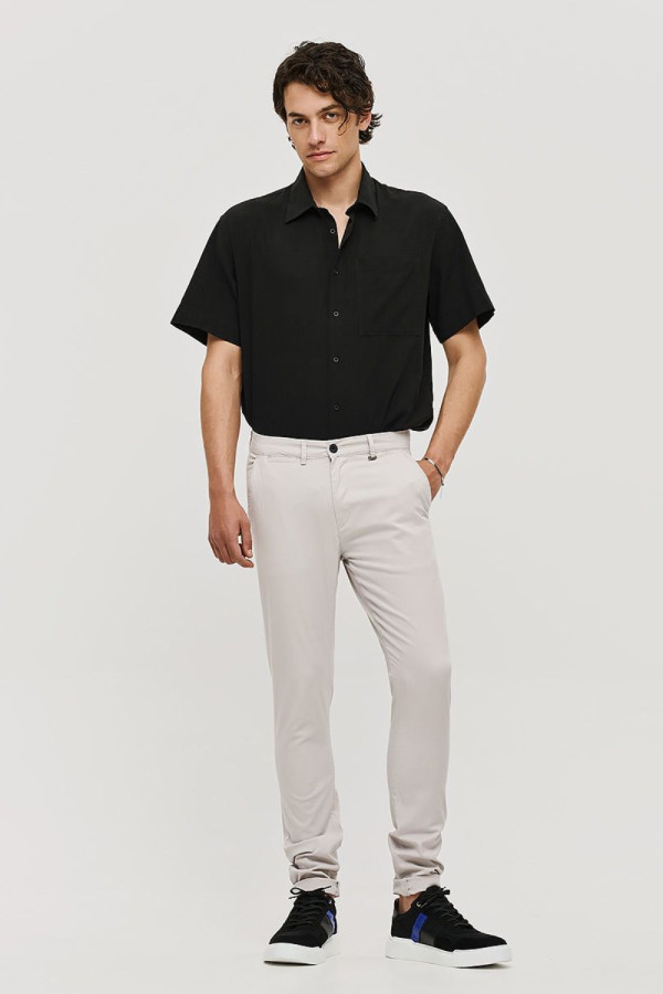 Ανδρικό παντελόνι Brokers chino ice βαμβακερό slim fit 26014-402-451