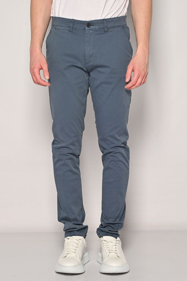 Ανδρικό παντελόνι Brokers chino ραφ βαμβακερό slim fit 26014-402-451