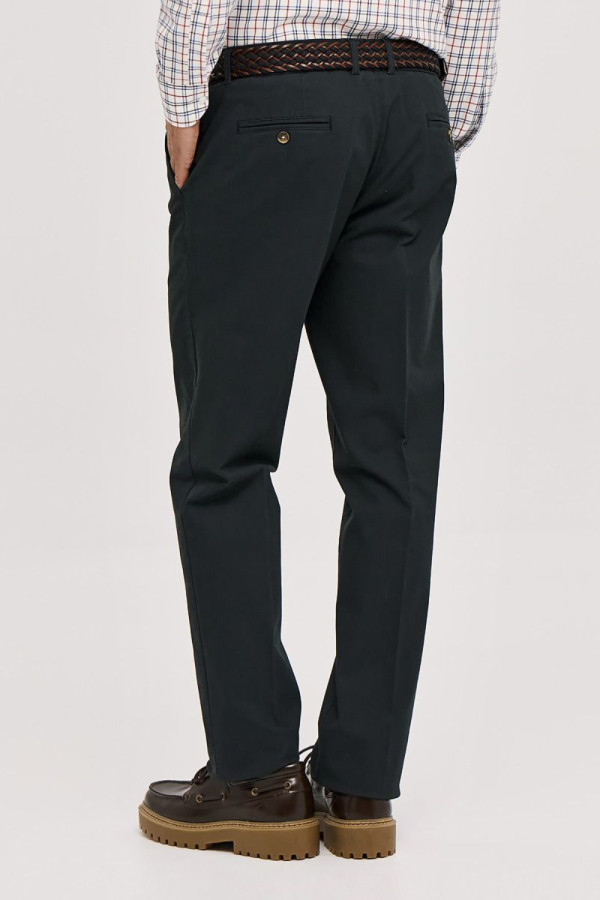 SOGO ΑΝΔΡΙΚΟ ΠΑΝΤΕΛΟΝΙ REGULAR FIT ΒΑΜΒΑΚΕΡΟ ΜΕ ΜΙΚΡΟΣΧΕΔΙΟ ΜΠΛΕ 24534-292-471