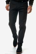 SOGO ΑΝΔΡΙΚΟ ΠΑΝΤΕΛΟΝΙ CHINO ΒΑΜΒΑΚΕΡΟ REGULAR FIT ΜΑΥΡΟ 22534-201-31