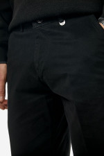 SOGO ΑΝΔΡΙΚΟ ΠΑΝΤΕΛΟΝΙ CHINO ΒΑΜΒΑΚΕΡΟ REGULAR FIT ΜΑΥΡΟ 22534-201-31