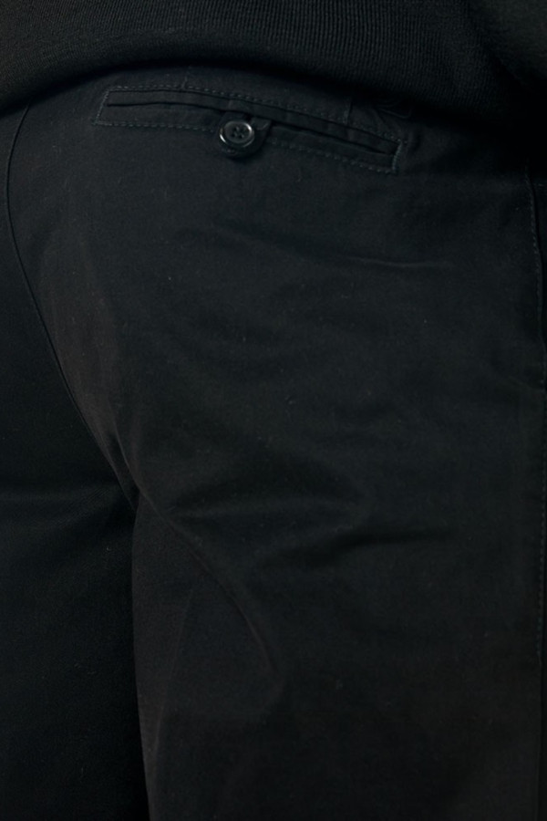 SOGO ΑΝΔΡΙΚΟ ΠΑΝΤΕΛΟΝΙ CHINO ΒΑΜΒΑΚΕΡΟ REGULAR FIT ΜΑΥΡΟ 22534-201-31