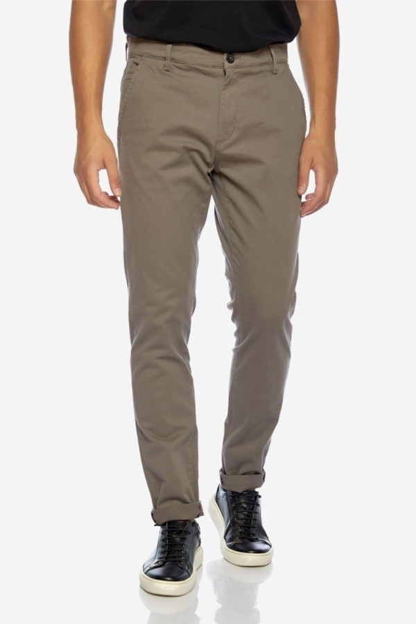 CAMARO ΑΝΔΡΙΚΟ ΠΑΝΤΕΛΟΝΙ CHINO SLIM FIT ΒΑΜΒΑΚΕΡΟ ΓΚΡΙ 22524-400-17